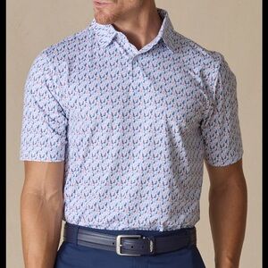 Men's Straight Down golf polo - men’s large